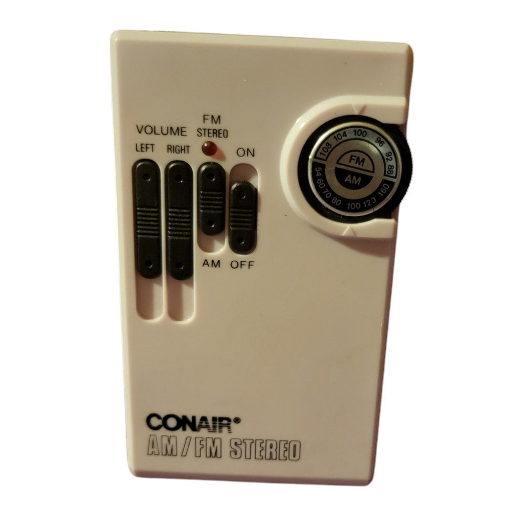 VINTAGE! CONAIR AM/FM Stereo Headset Radio